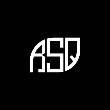 Siyah arka planda RSQ harfi logo tasarımı. RSQ yaratıcı harflerin baş harfleri logo kavramı. RSQ harf tasarımı. RSQ harfi logo tasarımı. Siyah arkaplanda. RSQ yaratıcı harflerin baş harfleri logo kavramı. RSQ harf tasarımı. RSQ harfi logo tasarımı.