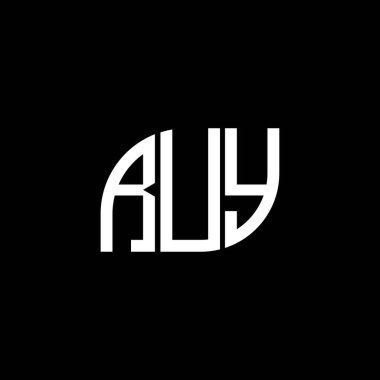 RuY harfi logo tasarımı siyah arka planda. RUY yaratıcı harflerin baş harfleri logo kavramı. RuY Harf Tasarımı. RuY Harf Logosu Tasarımı. Siyah arka planda. RUY yaratıcı harflerin baş harfleri logo kavramı. RuY Harf Tasarımı. RuY Harf Logosu Tasarımı Black Backgrou üzerine