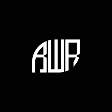 Siyah arka planda RWR harf logosu tasarımı. RWR yaratıcı harflerin baş harfleri logo kavramı. RWR harf tasarımı. RWR harfi logo tasarımı. Siyah arka planda. RWR yaratıcı harflerin baş harfleri logo kavramı. RWR harf tasarımı. RWR harfi logo tasarımı.
