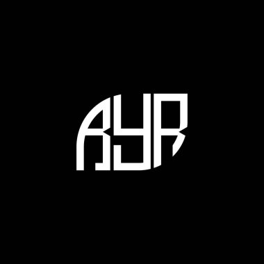 Siyah arka planda RYR harf logosu tasarımı. RYR yaratıcı harflerin baş harfleri logo konsepti. RYR harf dizaynı. RYR harf logosu tasarımı. Siyah arkaplanda. RYR yaratıcı harflerin baş harfleri logo konsepti. RYR harf tasarımı. RYR harfi logo tasarımı.