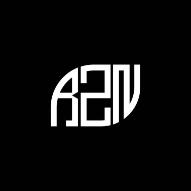 Siyah arka planda RZN harf logosu tasarımı. RZN yaratıcı harflerin baş harfleri logo kavramı. RZN harf tasarımı. RZN harfi logo tasarımı. Siyah arkaplanda. RZN yaratıcı harflerin baş harfleri logo kavramı. RZN harf tasarımı. RZN harfi logo tasarımı.