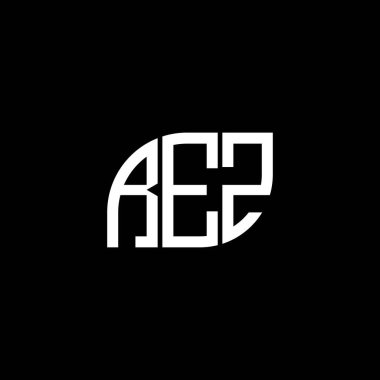 Siyah arka planda REZ harfi logo tasarımı. REZ yaratıcı harflerin baş harfleri logo kavramı. REZ harf dizaynı. Siyah arkaplan üzerinde REZ harfi logosu tasarımı. REZ yaratıcı harflerin baş harfleri logo kavramı. REZ harf dizaynı. REZ harfi logo tasarımı siyah backgrou üzerine