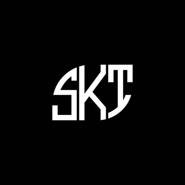 Siyah arkaplanda SKT harf logosu tasarımı. SKT yaratıcı harflerin baş harfleri logo kavramı. Siyah arkaplanda SKT harfi dizaynı SKT harfi logo tasarımı. SKT yaratıcı harflerin baş harfleri logo kavramı. SKT harf dizaynı SKT harfi logo tasarımı siyah backgrou üzerine