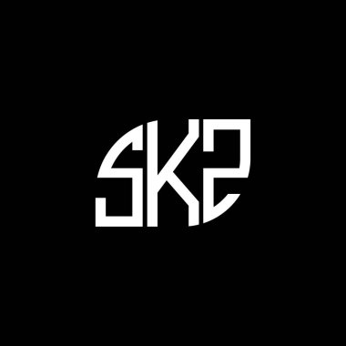 Siyah arkaplanda SKZ harf logosu tasarımı. SKZ yaratıcı harflerin baş harfleri logo kavramı. SKZ harf tasarımı. Siyah arkaplan üzerinde SKZ harfi logo tasarımı. SKZ yaratıcı harflerin baş harfleri logo kavramı. SKZ harf tasarımı.