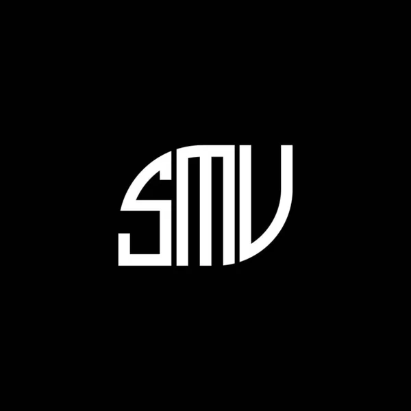 Smv 디자인이 있습니다 Smv 크리에이티브 이니셜은 개념이다 Smv Smv 디자인은 — 스톡 벡터