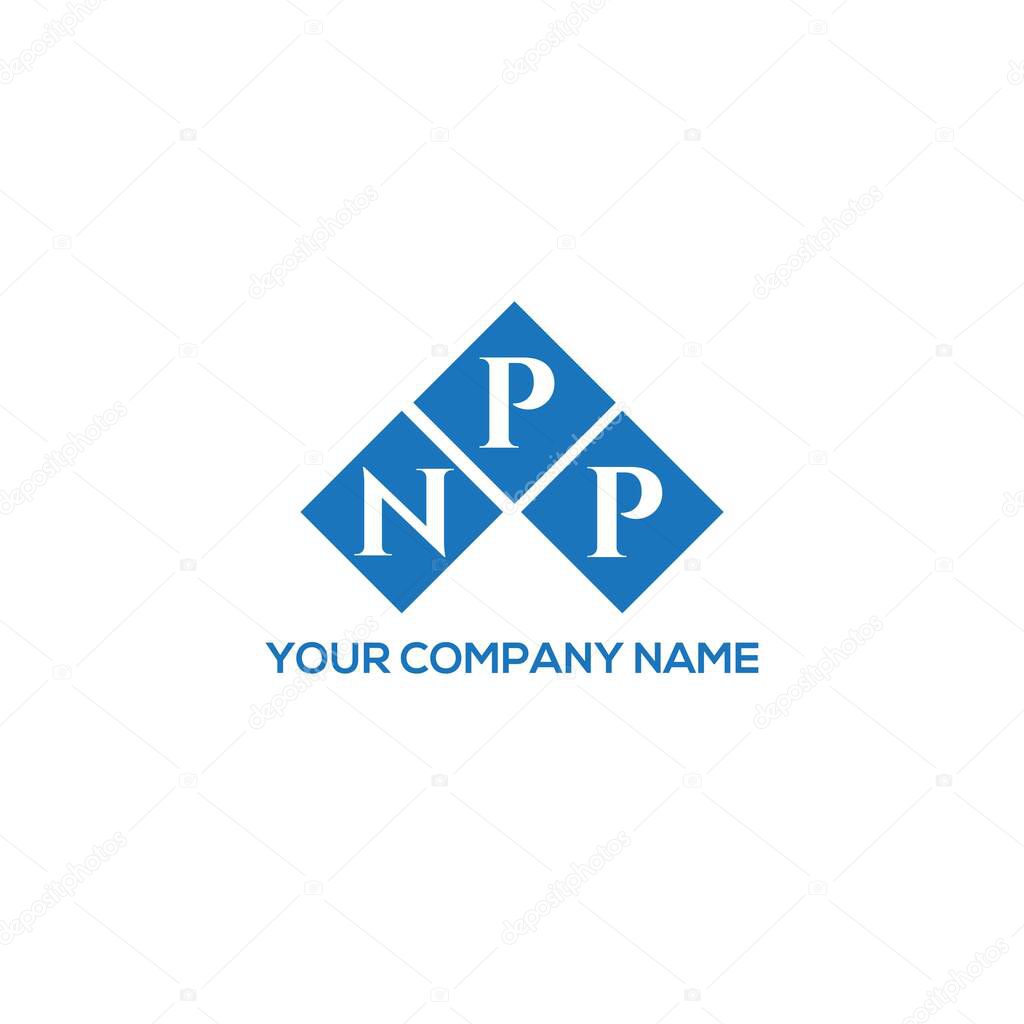 NPP letter logo design on white background. NPP creative initials letter logo concept. NPP letter design.