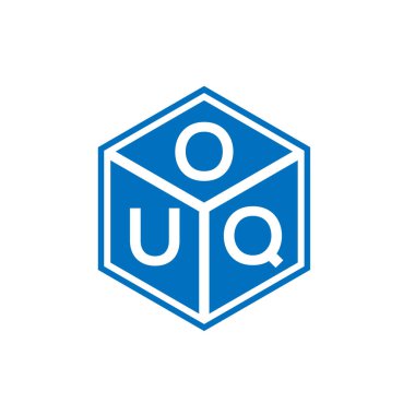 Siyah arka planda OQU harf logosu tasarımı. OQU yaratıcı harf logosu konsepti. OQU harf dizaynı. OQU harf logosu dizaynı siyah arkaplan üzerine. OQU yaratıcı harf logosu konsepti. OQU harf tasarımı.