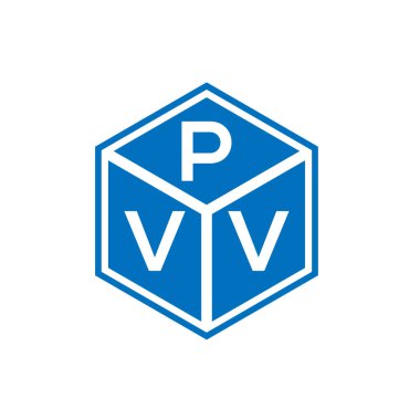 Siyah arka planda PVV harf logosu tasarımı. PVV yaratıcı harflerin baş harfleri logo kavramı. PVV harf tasarımı. Siyah arkaplanda PVV harf logosu tasarımı. PVV yaratıcı harflerin baş harfleri logo kavramı. PVV harf tasarımı.