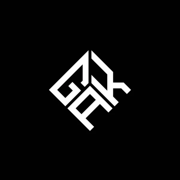 Дизайн Логотипа Буквы Черном Фоне Креативные Инициалы Буквенно Символическая Концепция — стоковый вектор
