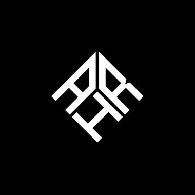 Siyah arka planda AHR harf logosu tasarımı. AHR yaratıcı harflerin baş harfleri logo kavramı. AHR harf tasarımı. Siyah arkaplan üzerinde HR harfi logo tasarımı. AHR yaratıcı harflerin baş harfleri logo kavramı. AHR harf tasarımı.