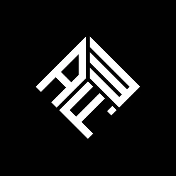 Чорному Тлі Логотипом Букви Надає Творчим Ініціативам Поняття Логотип Основі — стоковий вектор