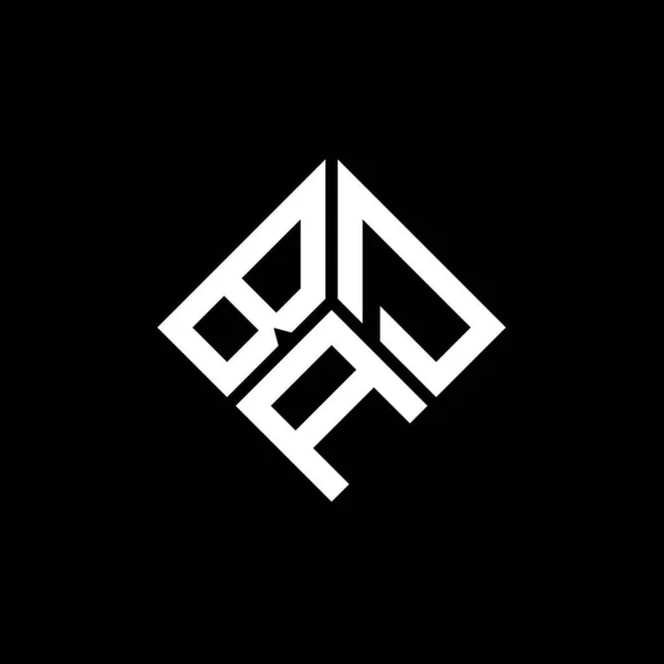 ブラックを基調としたBadの文字ロゴデザイン 悪い創造的なイニシャルの手紙のロゴの概念 悪い手紙のデザイン — ストックベクタ