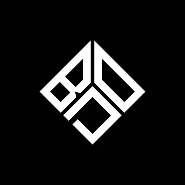 Bdo Logo Ontwerp Zwarte Achtergrond Bdo Creatieve Initialen Letter Logo — Stockvector