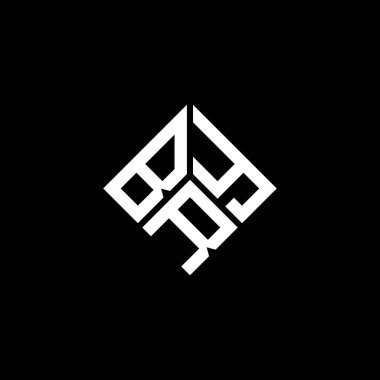Siyah arka planda BRY harf logosu tasarımı. BRY yaratıcı harflerin baş harfleri logo kavramı. BRY mektup tasarımı. Siyah arka planda BRY harf logosu tasarımı. BRY yaratıcı harflerin baş harfleri logo kavramı. BRY harf tasarımı.