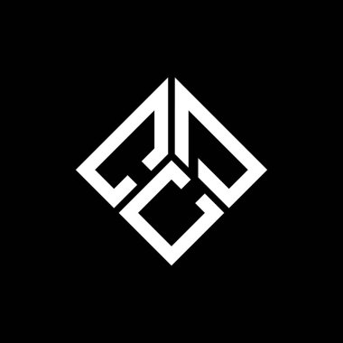 Siyah arkaplanda CCD harfli logo tasarımı. CCD yaratıcı harflerin baş harfleri logo kavramı. CCD harf tasarımı.
