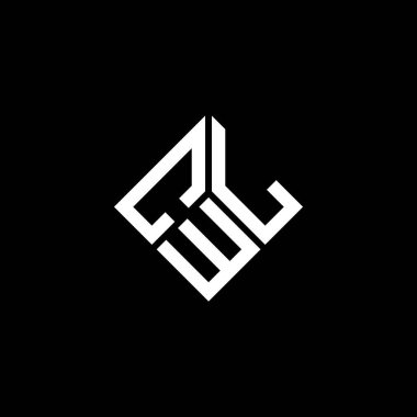 Siyah arka planda CWL harf logosu tasarımı. CWL yaratıcı harflerin baş harfleri logo kavramı. CWL harf tasarımı.