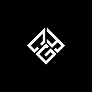 Siyah arka planda CGY harf logosu tasarımı. CGY yaratıcı harf logosu konsepti. CGY harf tasarımı.