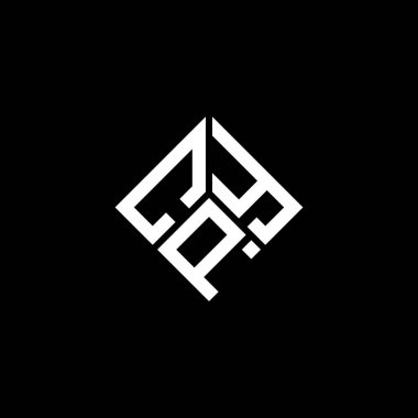 Siyah arkaplanda CPY harf logosu tasarımı. CPY yaratıcı harflerin baş harfleri logo kavramı. CPY harf tasarımı.