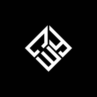 Siyah arka planda CWY harf logosu tasarımı. CWY yaratıcı harflerin baş harfleri logo kavramı. CWY harf tasarımı.