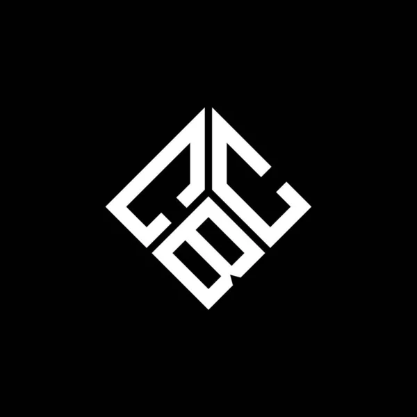 Siyah Arka Planda Cbc Harf Logosu Tasarımı Cbc Yaratıcı Harflerin — Stok Vektör