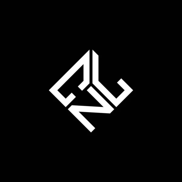 Projekt Logo Litery Cnl Czarnym Tle Cnl Twórcze Inicjały Koncepcja — Wektor stockowy