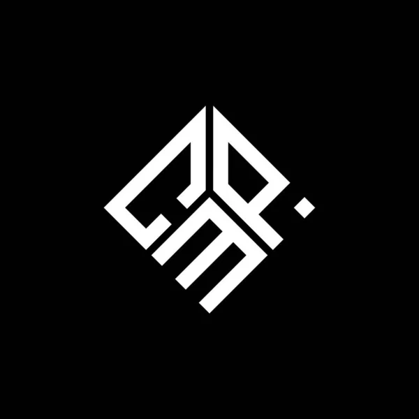 Дизайн Логотипа Cmp Черном Фоне Концепция Логотипа Cmp Креативные Инициалы — стоковый вектор