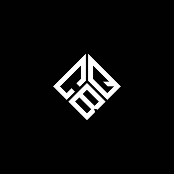 Diseño Del Logotipo Letra Cbq Sobre Fondo Negro Cbq Iniciales — Archivo Imágenes Vectoriales