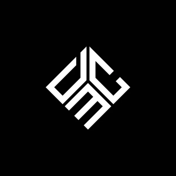 Дизайн Логотипа Dmc Чёрном Фоне Креативные Инициалы Dmc Буквенно Обозначают — стоковый вектор