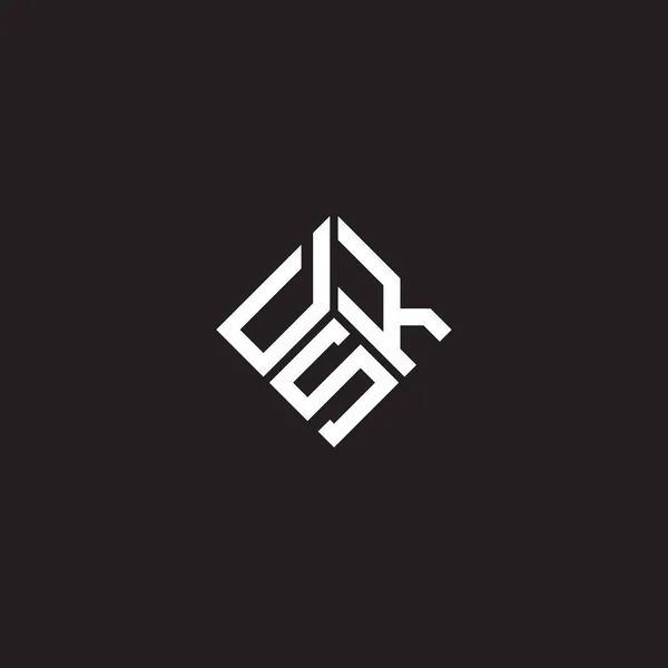 Dsk 디자인은 Dsk 크리에이티브 이니셜 Dsk 디자인 — 스톡 벡터