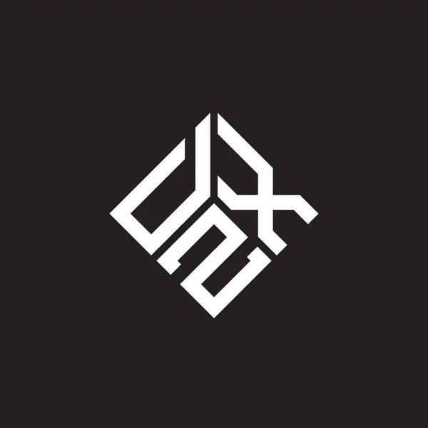 Design Logotipo Letra Dzx Fundo Preto Dzx Iniciais Criativas Conceito —  Vetores de Stock