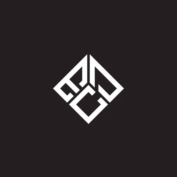 Letter Logo Ontwerp Zwarte Achtergrond Creatieve Initialen Letter Logo Concept — Stockvector