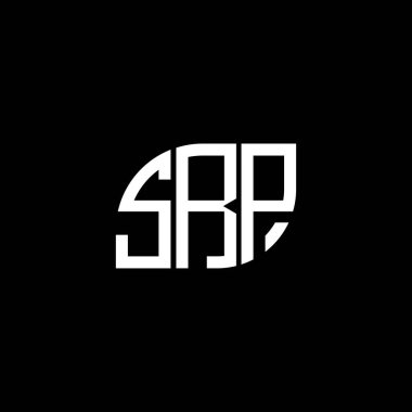 Siyah arkaplanda SRP harf logosu tasarımı. SRP yaratıcı harflerin baş harfleri logo kavramı. SRP harf tasarımı. Siyah arkaplan üzerinde SRP harfi logo tasarımı. SRP yaratıcı harflerin baş harfleri logo kavramı. SRP harf tasarımı. Siyah arkgrou üzerinde SRP harfi logo tasarımı