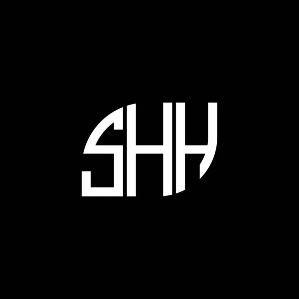 Shh 디자인 Shh 크리에이티브 이니셜 Shh Letter Design — 스톡 벡터