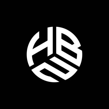 Beyaz arkaplanda HBZ harf logosu tasarımı. HBZ yaratıcı harflerin baş harfleri logo kavramı. HBZ harf tasarımı.