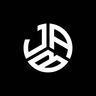 Beyaz arka planda JAB harfi logo tasarımı. JAB yaratıcı harflerin baş harfleri logo kavramı. JAB harf tasarımı.