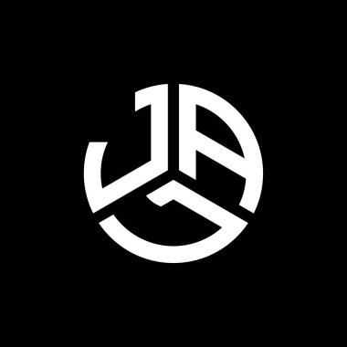 Beyaz arka planda JAL harf logosu tasarımı. JAL yaratıcı harfler logosu konsepti. JAL harf tasarımı.