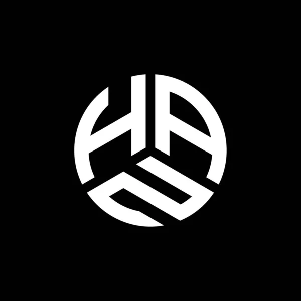 Beyaz Arka Planda Haz Harfi Logo Tasarımı Haz Yaratıcı Harf — Stok Vektör