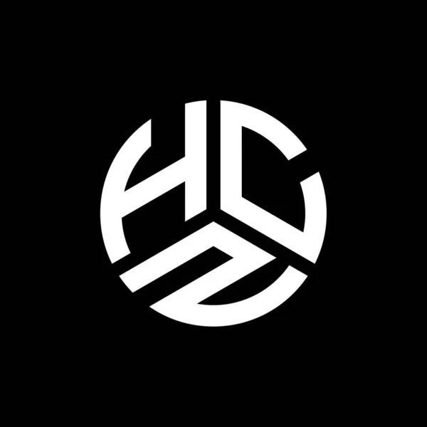 Hcz Bokstav Logotyp Design Vit Bakgrund Hcz Kreativa Initialer Brev — Stock vektor