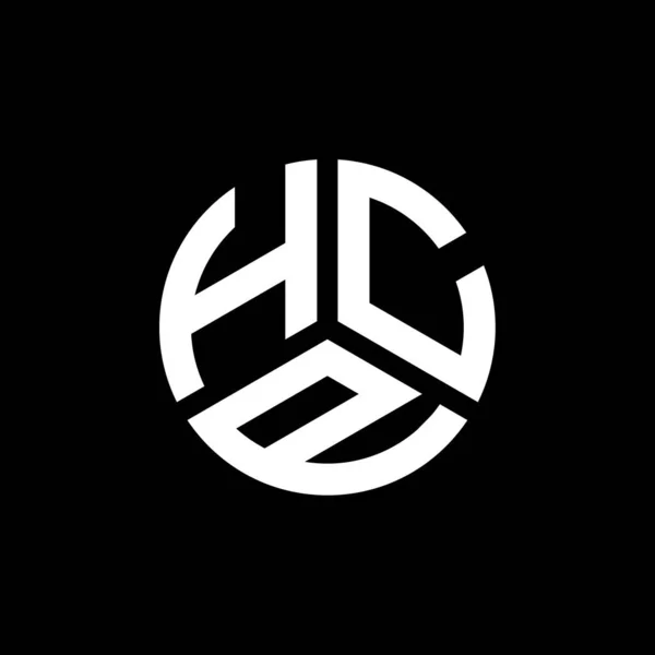 Hcp Brev Logotyp Design Vit Bakgrund Hcp Kreativa Initialer Brev — Stock vektor