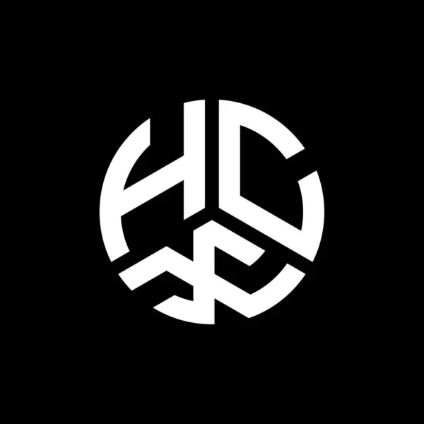 Hcx Bokstav Logotyp Design Vit Bakgrund Hcx Kreativa Initialer Brev — Stock vektor
