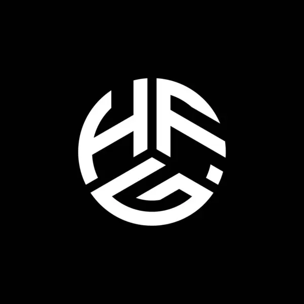 Hfg Lettre Logo Design Sur Fond Blanc Hfg Initiales Créatives — Image vectorielle