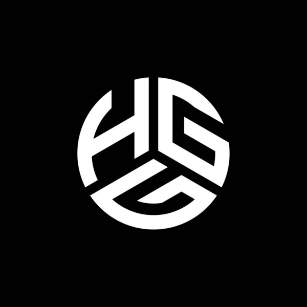 Hgg Lettre Logo Design Sur Fond Blanc Hgg Initiales Créatives — Image vectorielle