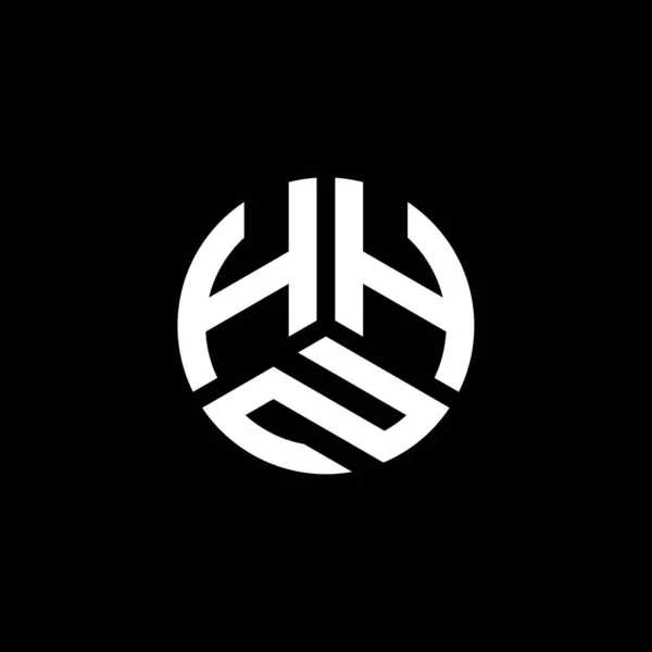 Hhn Letter Logo Ontwerp Witte Achtergrond Hhn Creatieve Initialen Letter — Stockvector