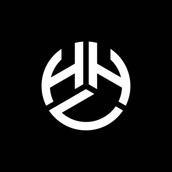Logo Lettera Hhv Disegno Sfondo Bianco Hhv Creativo Iniziali Lettera — Vettoriale Stock