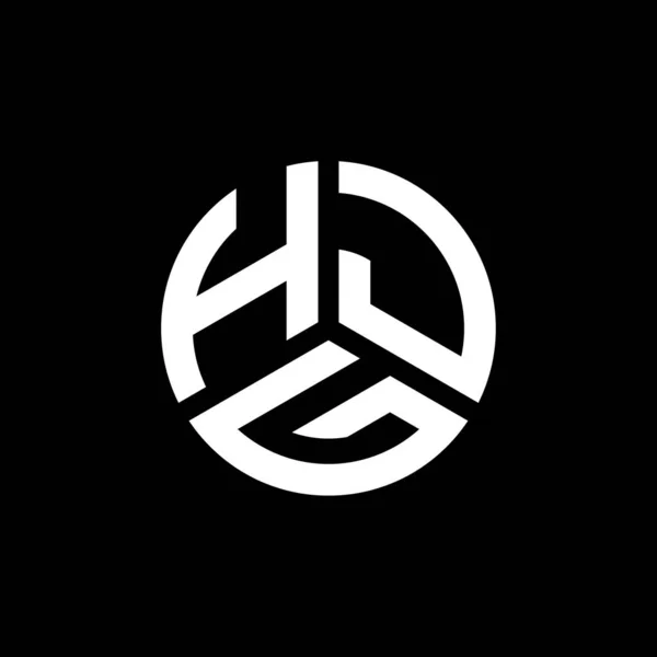 白を基調としたHjgのロゴデザイン Hjgクリエイティブイニシャルレターロゴコンセプト Hjgレターデザイン — ストックベクタ