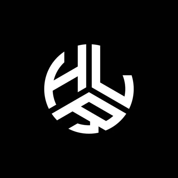 Hlr Letter Logo Ontwerp Witte Achtergrond Hlr Creatieve Initialen Letter — Stockvector