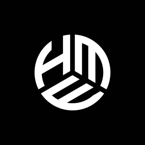 Дизайн Логотипа Hme Белом Фоне Концепция Логотипа Инициалами Hme Hme — стоковый вектор