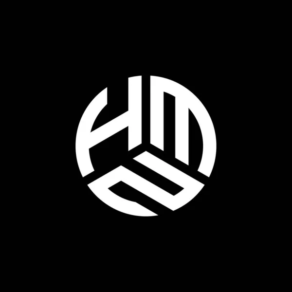 Diseño Del Logotipo Letra Hmn Sobre Fondo Blanco Hmn Iniciales — Archivo Imágenes Vectoriales