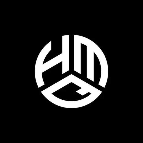 Дизайн Логотипа Hmq Белом Фоне Концепция Логотипа Hmq Креативных Инициалов — стоковый вектор