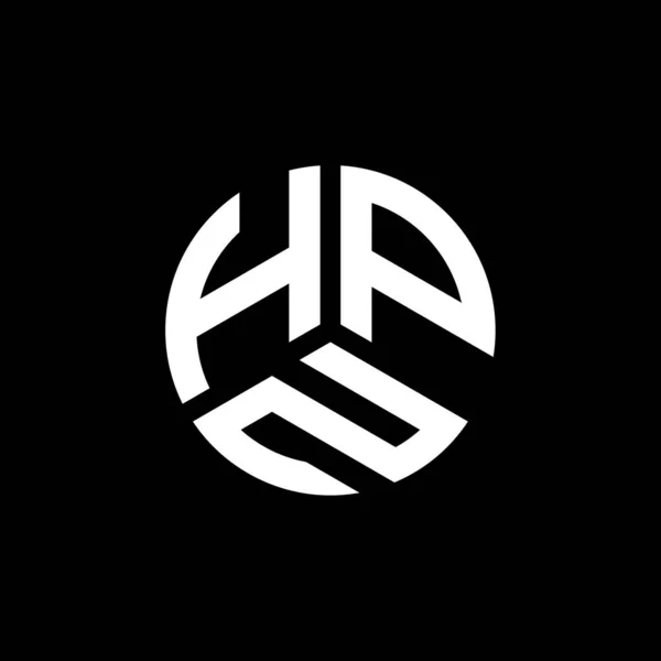 白い背景にHpnの手紙のロゴデザイン Hpnクリエイティブイニシャルレターロゴコンセプト Hpnレターデザイン — ストックベクタ